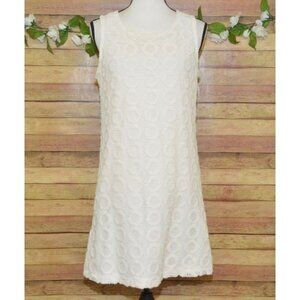 Isaac Mizrahi for Target Ivory Crochet Dress Size M Sleeveless Boho Cottage